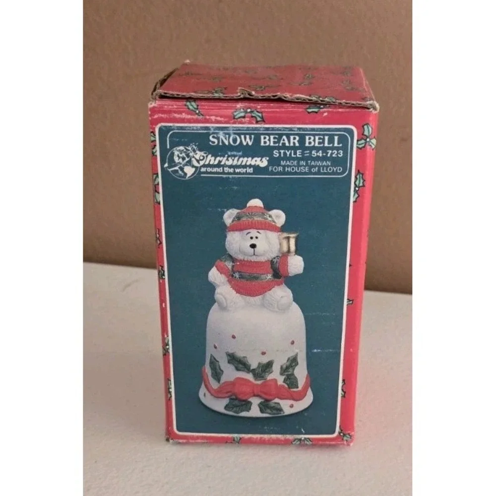 Vintage House of Lloyd Christmas‎ Around the World Snow Bear Bell